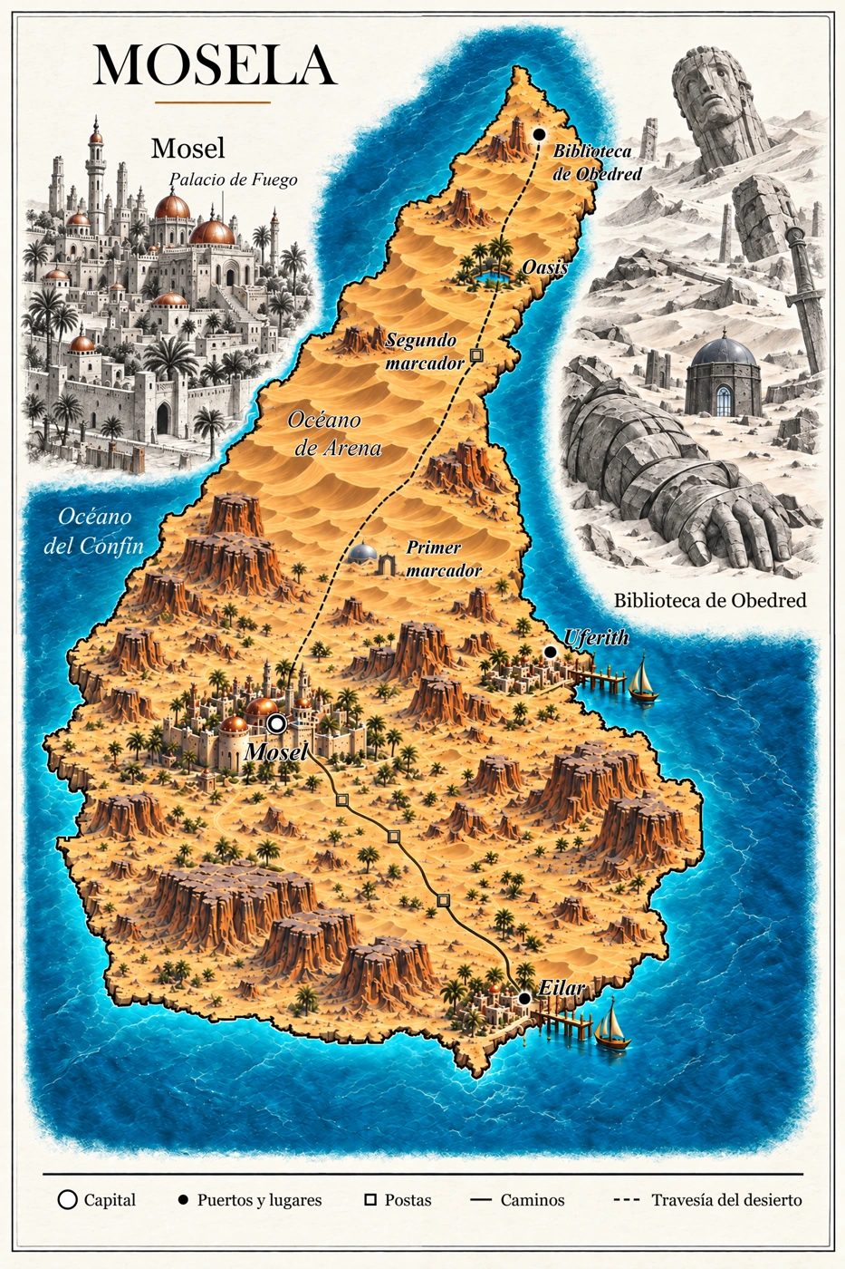 Mapa de Mosela