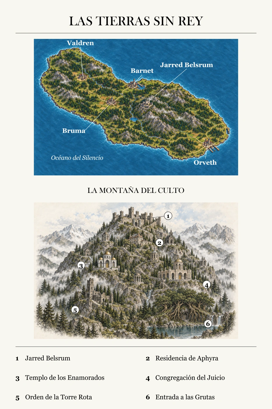 Mapa de Tierras sin Rey